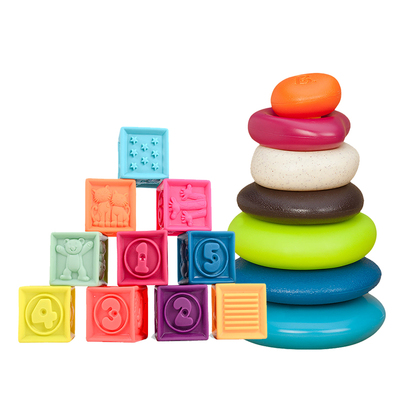 比乐btoys叠叠圈玩具积木婴儿