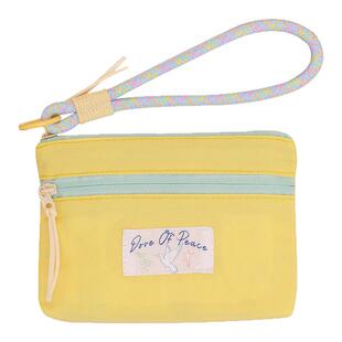 原创可爱布艺手机包纯色拉链长款迷你零钱包女苹果手机袋小零钱包