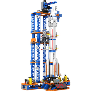 航天航空火箭宇航员拼装益智积木玩具2026新款男孩子拼图儿童礼物