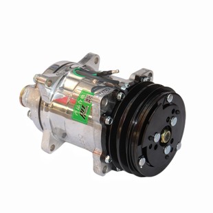 适用福田奥铃江铃庆铃江淮货车508空调压缩机 5H14冷气泵改装通用