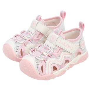 泰兰尼斯夏季新款女童鞋子防滑软底女宝宝机能学步鞋可爱透气凉鞋