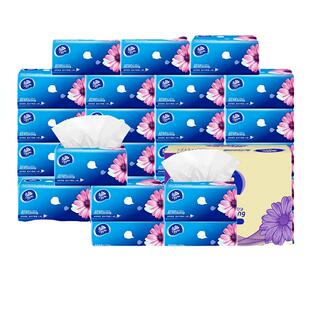 维达纸巾抽纸家用实惠装大包24包整箱超韧餐巾纸卫生纸面巾纸抽