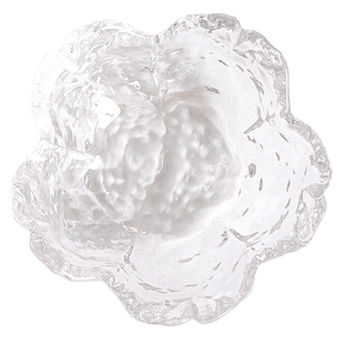 樱花玻璃碟子味碟酱料碟 ins锤纹家用醋碟蘸料盘子火锅干料碟小碟