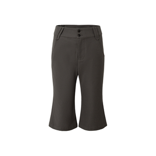 Covertitle 复古低档微喇七分Capri裤夏季新款时尚造型显瘦通勤