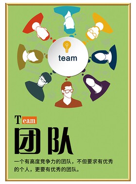 企业办公室文化墙支持定制装饰画
