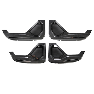 适用于福特新探险者改装2024-25款车门碳纤防踢板喇叭全包防踢垫