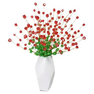 满天星菱形珠子手工花束diy材料包全套自己制作网红串珠创意假花