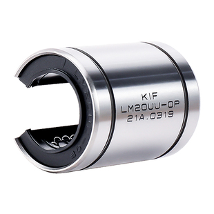 进口KIF开口直线轴承滚珠运动LM12光轴16高精度20 25 30 35UU40OP