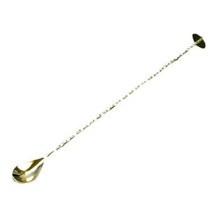 吧匙搅拌棒调酒勺搅拌勺碾碎棒调酒师工具美式活塞式吧勺