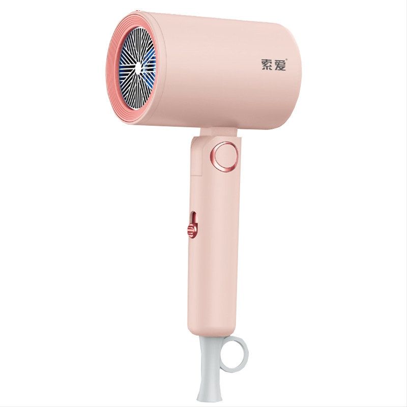 索爱电吹风机女家用恒温护发大功率吹头发折叠学生宿舍大风力风筒