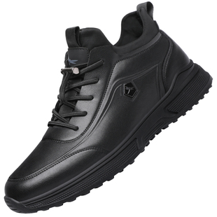 红蜻蜓男鞋秋冬季鞋子保暖加绒真皮休闲运动鞋皮鞋男棉鞋冬天防水