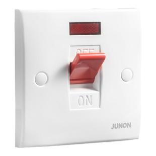 俊朗380V三相电三极曲架开关大功率热水电器空调断路墙壁86型面板