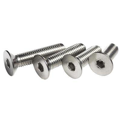 304不锈钢沉头内六角螺丝钉平头