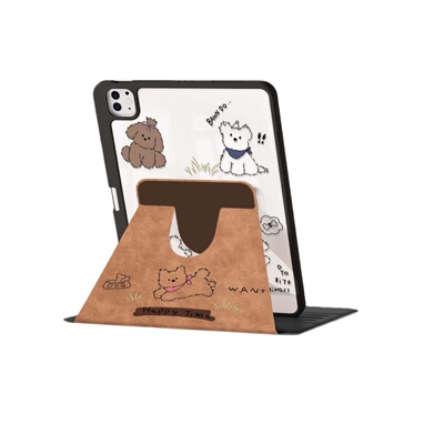 麂皮亲肤平板保护壳防摔抗弯