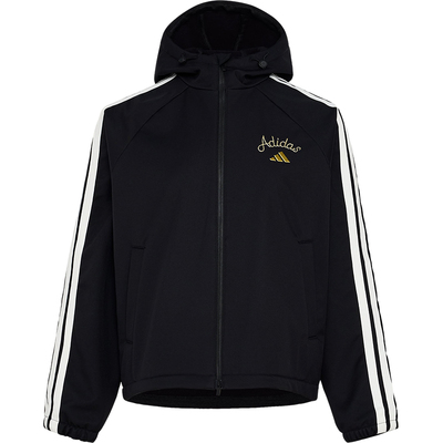 Adidas/阿迪达斯正品2025冬季款女士日常连帽耐穿刺绣外套KU8973