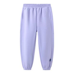 巴拉巴拉女童运动裤中大童慢跑裤儿童宽松裤子2026春季新款童装潮