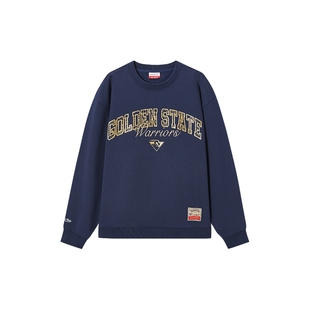 MITCHELL&NESS-NBA官方正品勇士/湖人/公牛春季运动休闲圆领卫衣