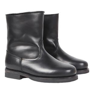 冬季羊毛骑士靴真皮中筒蒙古马靴牛皮马丁靴保暖棉靴雪地靴短靴男