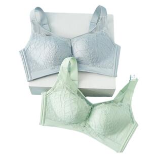 香蜜闺秀24112242D杯全罩杯聚拢大胸显小内衣舒适调整蕾丝文胸罩