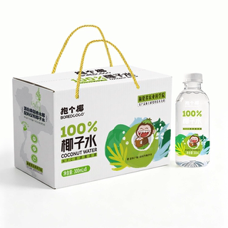 抱个椰椰子水泰国香水椰椰源孕妇可喝椰青椰汁水NFC饮料箱711