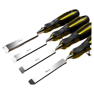 木工凿子扁铲刀穿心凿雕刻专用凿刀开槽扁凿平凿木匠工具大全套装