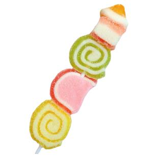 泰式零食串烧啫喱软糖串串糖棒棒糖水果味糖果喜糖儿童袋装好吃的