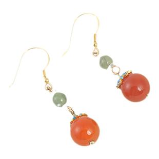 9字针t字针手工耳饰配件18k包金保色九字针球头针耳钩耳钉diy材料