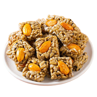 巴旦木瓜子仁酥坚果酥糖香脆葵花籽混合休闲零食整箱独立小包装