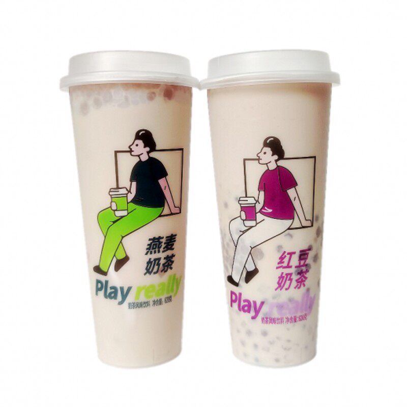 拳誓真即饮燕麦红豆香芋味奶茶
