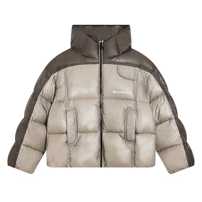 90安心绒三防撞色短款泡芙羽绒服