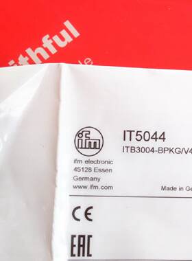 议价IFM IT5044 易福门全新电感式接近传感器 ITB3004-BPKG/V4A/A