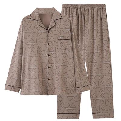 睡衣男士春秋款纯棉长袖家居服