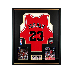 球衣装裱画框科比乔丹挂画足球篮球衣服收藏展示实木相框挂墙定制