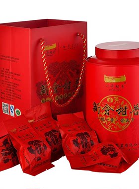 新会大红柑柑普茶陈皮普洱茶500g