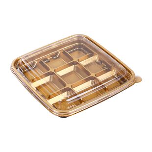 一次性九宫格包子专用打包盒烧麦小笼包打包包装收纳盒装馒头盒子