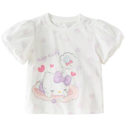 HelloKitty联名戴维贝拉儿童短袖T恤2026夏装新款女童纯棉上衣