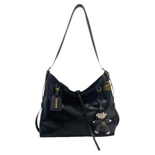 大容量通勤托特包女2025新款高级感小众子母单肩包百搭时尚斜挎包