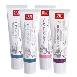 【自营】splat/斯普雷特俄罗斯牙釉质修护清新口气去牙渍去黄牙膏