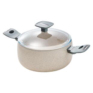 Moneta意大利进口麦饭石不粘锅汤锅家用煲汤锅炖锅煮面锅明火专用