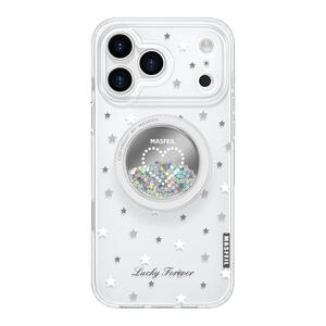 MASFEIL × 星光灿烂适用苹果17Promax手机壳新款Ro9磁吸带支架iPhone16Pro保护套高级感ip15pm好看简约女14