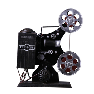 复古老式电影放映机模型道具怀旧摆件服装店橱窗陈列装饰品老物件