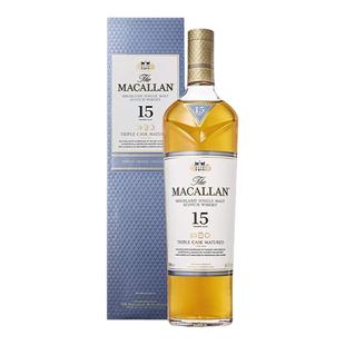 【指南针】麦卡伦15年18年黄金三桶单一麦芽威士忌洋酒 Macallan
