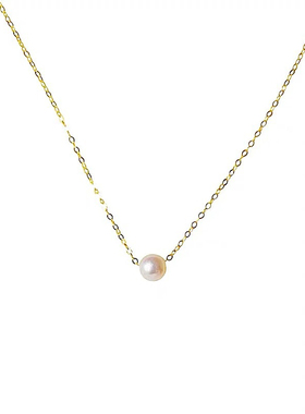 Agete项链天气预期月亮14k包金