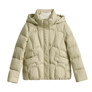 2025新款妈妈冬装短款羽绒服中年女装中老年品牌洋气加厚连帽外套