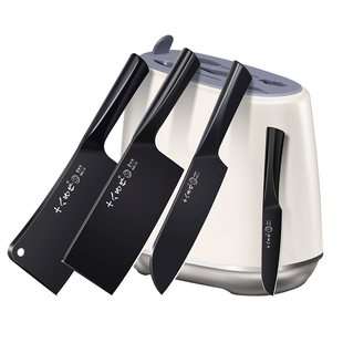 十八子作刀具套装 全套厨刀抗菌菜刀菜板二合一家庭厨房用刀套装