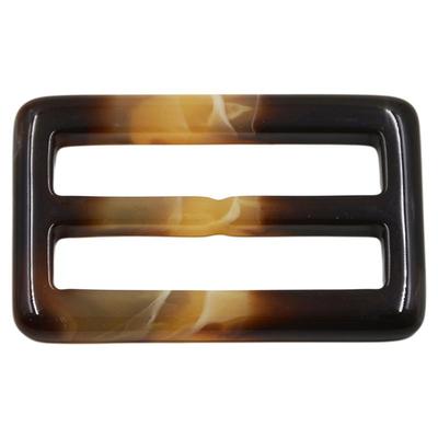 纬度服装辅料咖啡色腰带扣日字扣