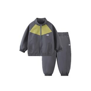 [杜邦三防]齐齐熊宝宝运动套装男女童春秋款儿童户外休闲衣服童装