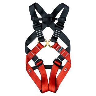 坎乐保险带小孩索道滑轮速降保护儿童攀岩安全带室内拓展探险装备