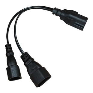 地摊灯夜市灯电动车三轮车品字一分二电瓶转换头品字转换夹子头