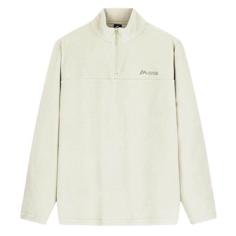 361运动卫衣男2026春季男士半开襟卫衣春装男款摇粒绒冲锋衣内胆